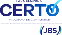 Logo "Faça Sempre o Certo - Programa de Compliance" e marca JBS.