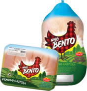 nhô bento embalagem frango caipira